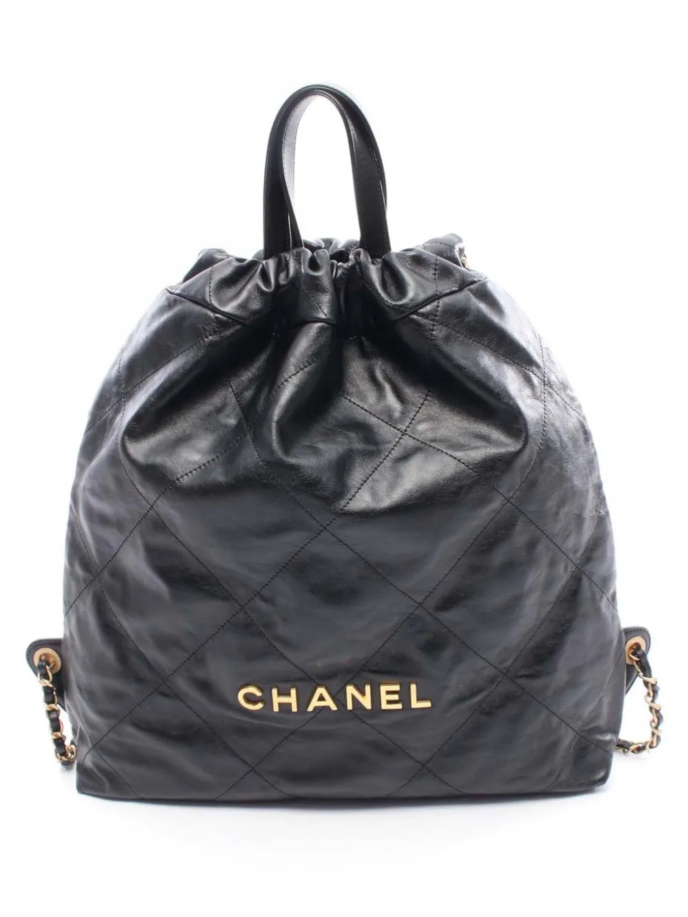 Pre-OwnedCHANEL Pre-Owned2021-2025 Large Shiny Quilted Calfskin 22 backpack
