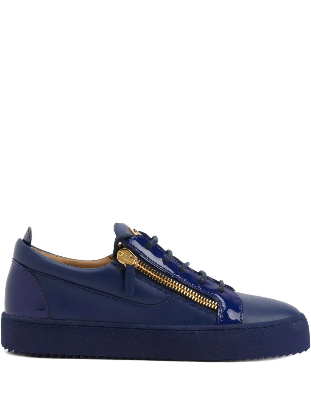 Giuseppe Zanotti Frankie Glossy-Leather Sneakers