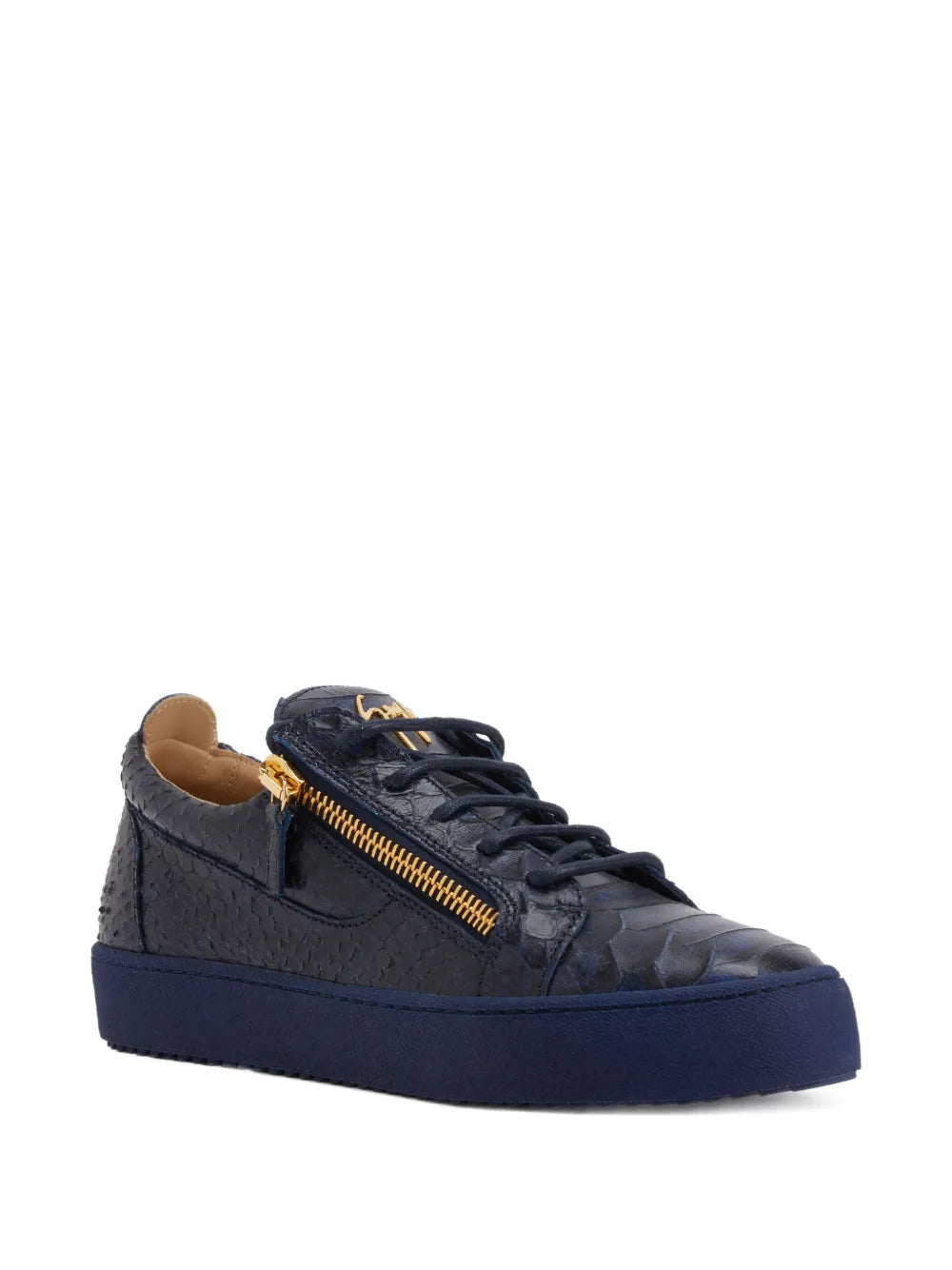 Giuseppe Zanotti Frankie Reptile-Print Sneakers