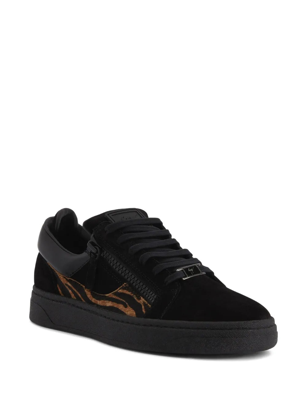 Giuseppe Zanotti Gz94 Zebra-Print Lace-Up Sneakers