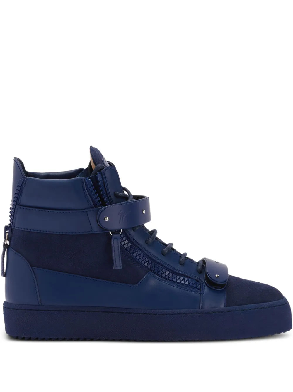 Giuseppe Zanotti Coby Matt Lace-Up Hi-Tops Sneakers