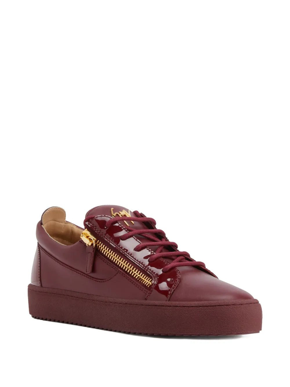 Giuseppe Zanotti Frankie Glossy-Leather Sneakers