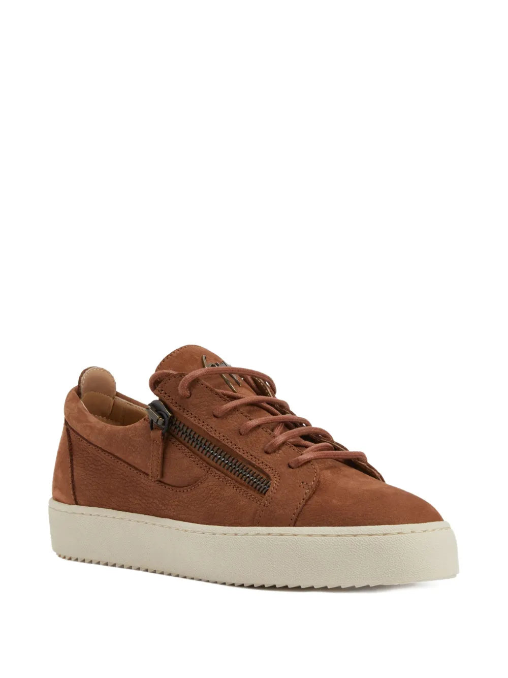 Giuseppe Zanotti Frankie Signature-Detail Leather Sneakers