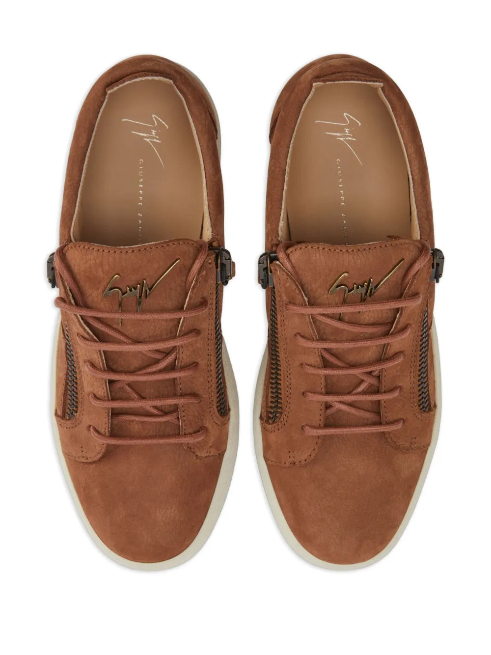 Giuseppe Zanotti Frankie Signature-Detail Leather Sneakers