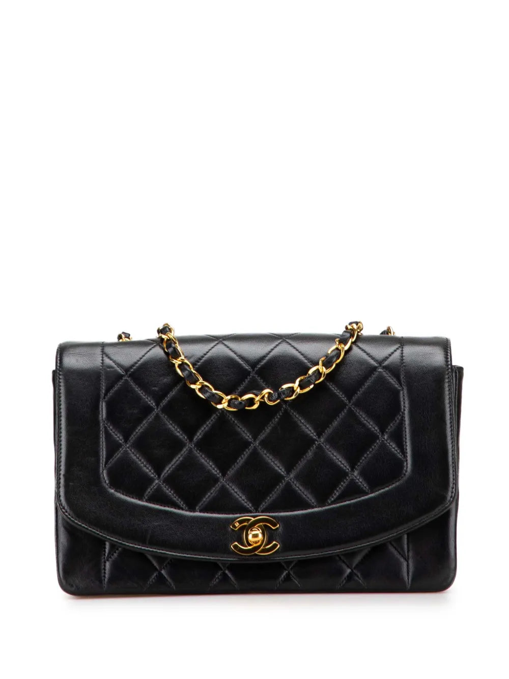 Pre-OwnedCHANEL Pre-Owned1991-1994 Medium Lambskin Diana Flap crossbody bag