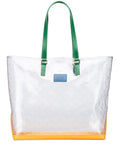 Pre-OwnedLouis Vuitton Pre-Owned1999 Limited Edition Brazil 500th Anniversary Monogram Vinyl Clear Cabas tote bag