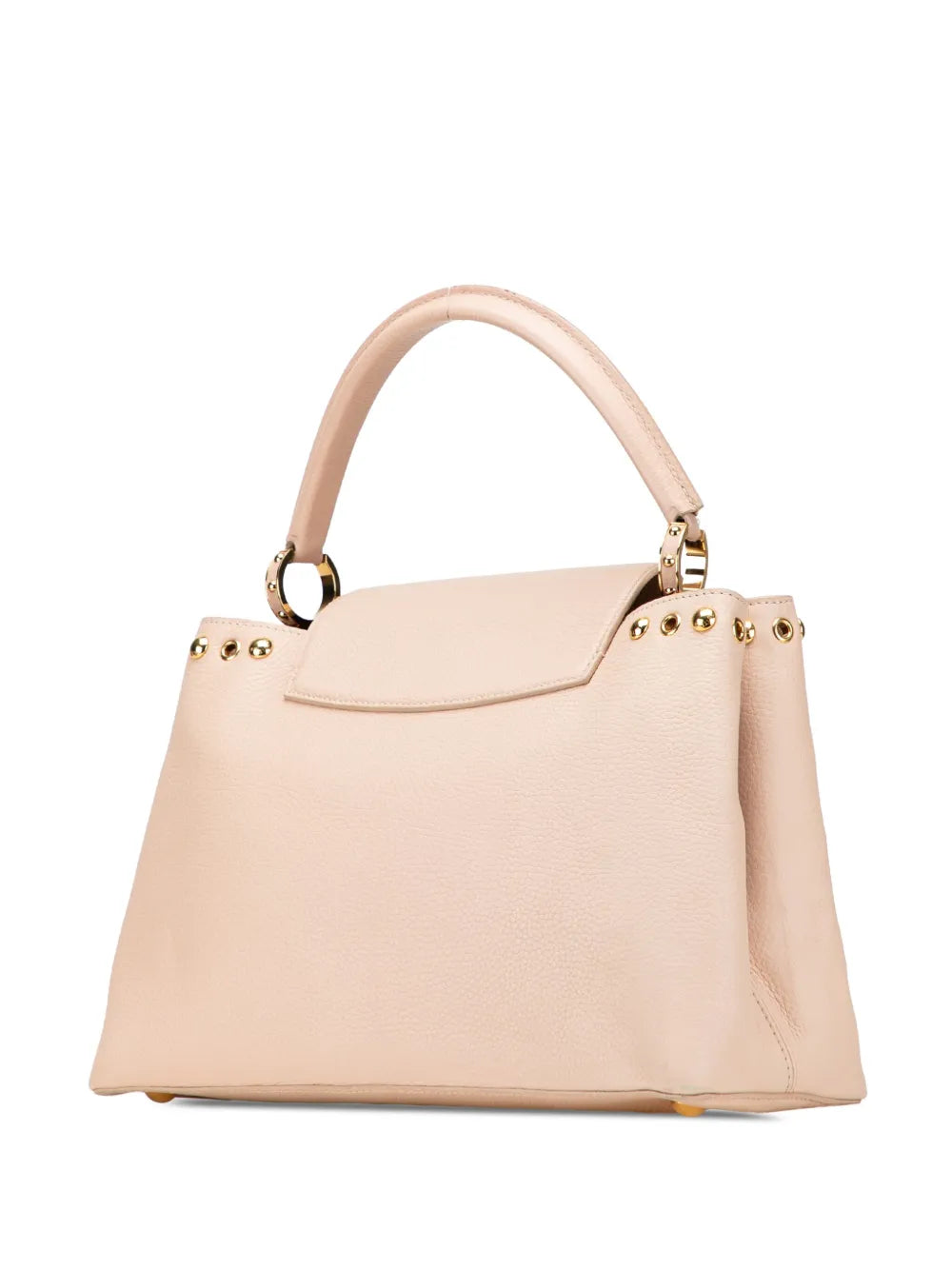 Pre-OwnedLouis Vuitton Pre-Owned2017 Taurillon Studdy Capucines MM satchel