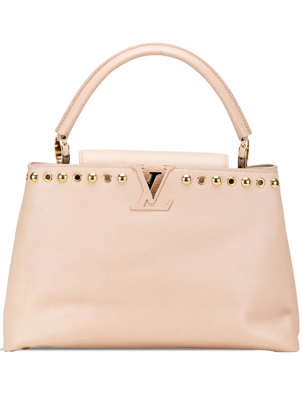 Pre-OwnedLouis Vuitton Pre-Owned2017 Taurillon Studdy Capucines MM satchel