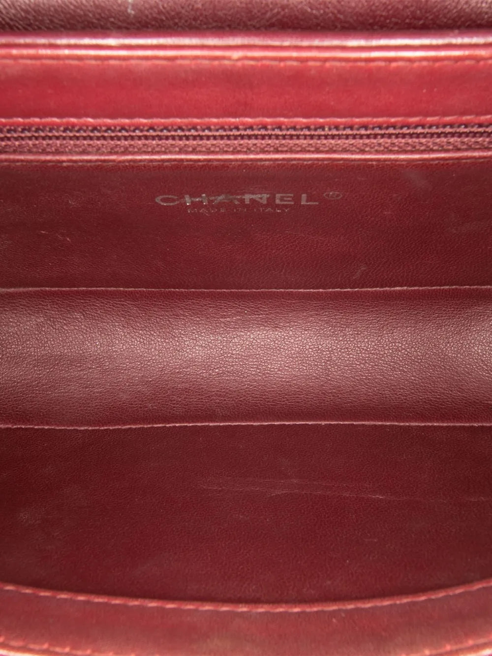 Pre-OwnedCHANEL Pre-Owned2018 CC Stitched Calfskin Chain Flap satchel