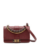 Pre-OwnedCHANEL Pre-Owned2018 CC Stitched Calfskin Chain Flap satchel