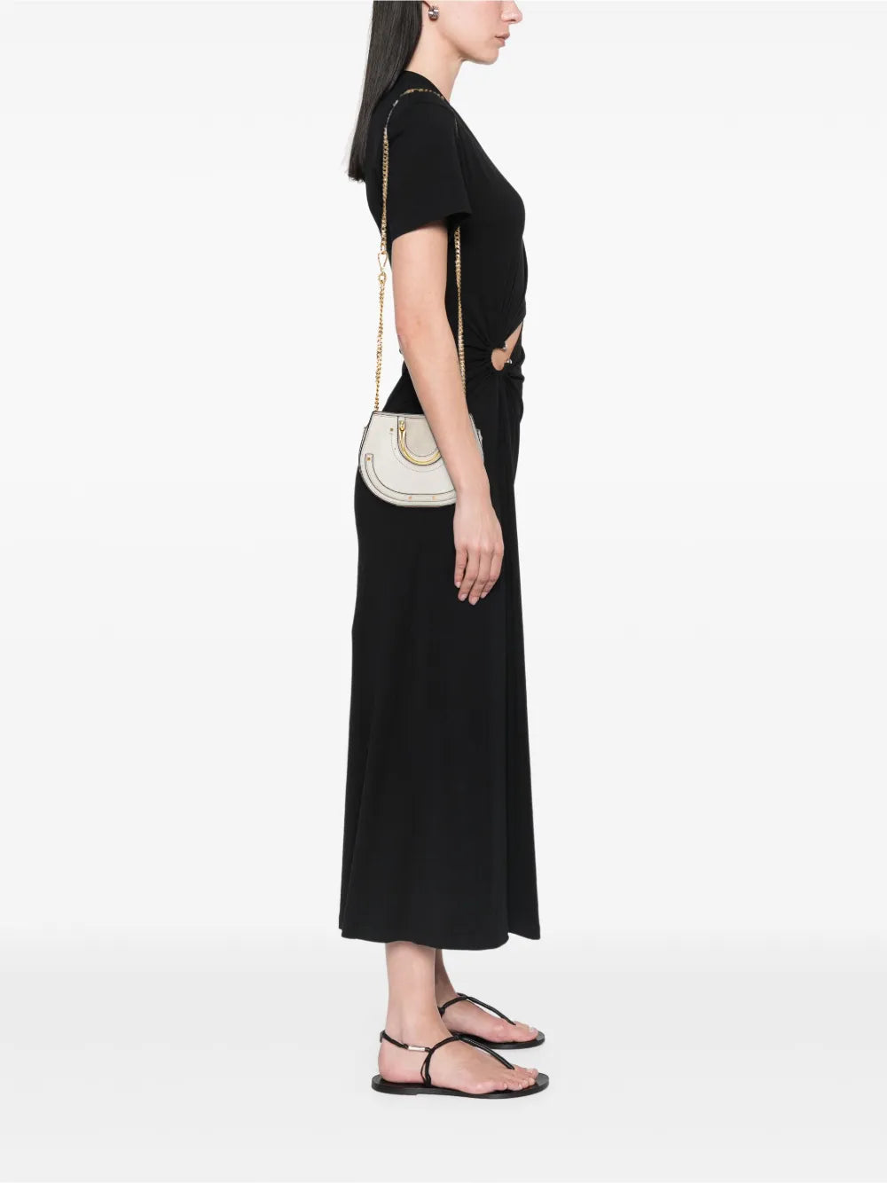 Pre-OwnedChloé Pre-Owned2010-2025 Mini Calfskin Suede Pixie Signature satchel
