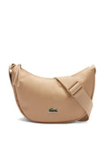 Lacostecrescent-shaped logo-detail cross body bag