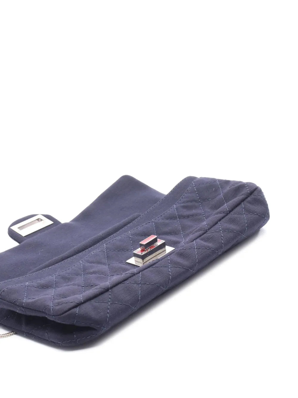 Pre-OwnedCHANEL Pre-Owned2008-2009 Reissue 2.55 Quilted Jersey Union Jack East West Flap shoulder bag