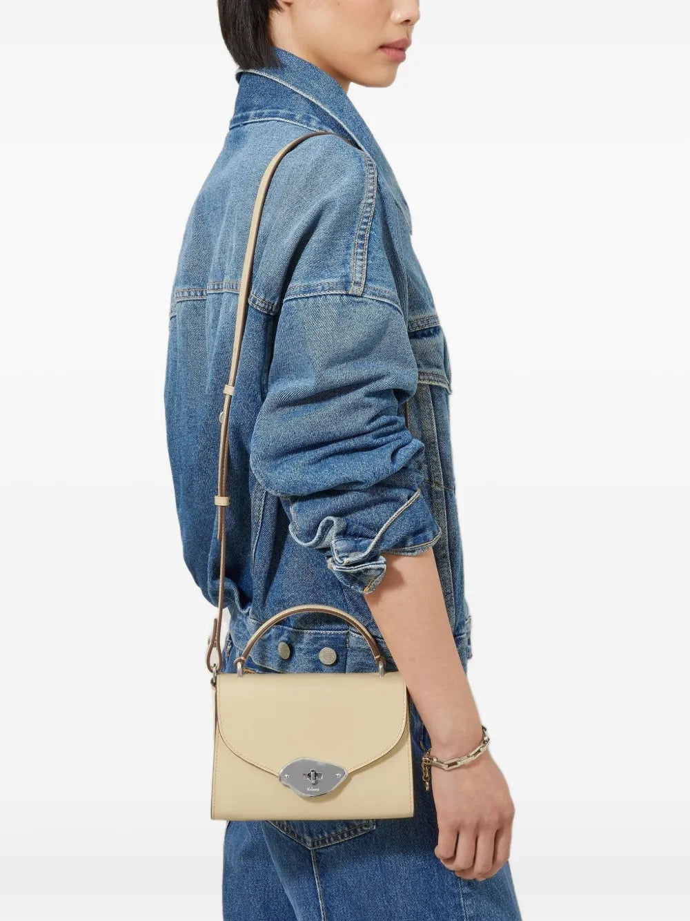 Mulberrysmall Lana patent-leather tote bag