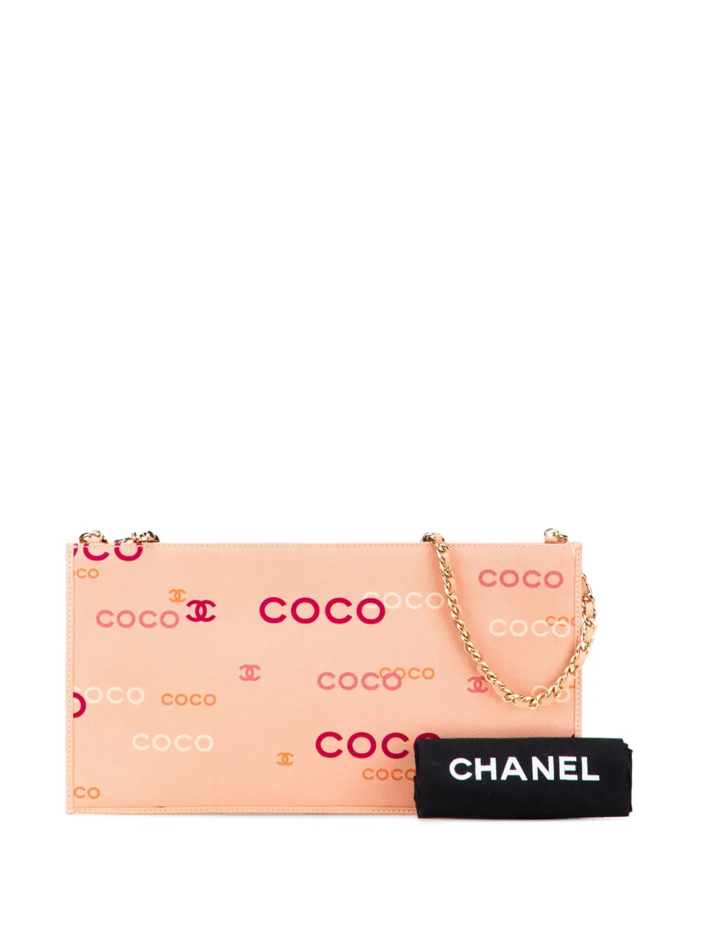 Pre-OwnedCHANEL Pre-Owned2002-2003 Canvas Coco Chain Pochette handbag
