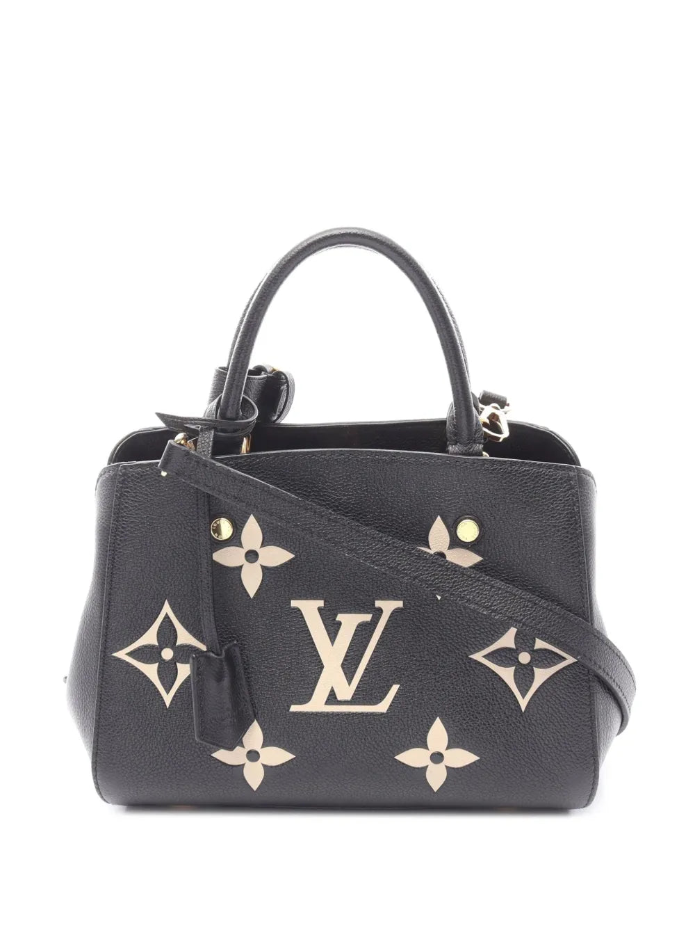 Pre-OwnedLouis Vuitton Pre-Owned2021-2025 Bicolor Monogram Empreinte Giant Montaigne BB satchel
