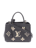Pre-OwnedLouis Vuitton Pre-Owned2021-2025 Bicolor Monogram Empreinte Giant Montaigne BB satchel