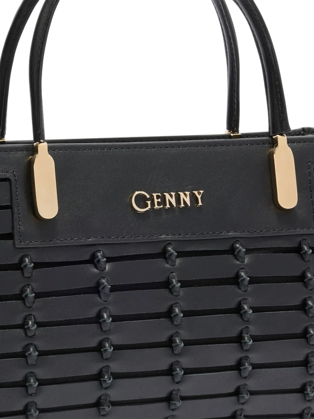 Gennylogo-lettering tote bag