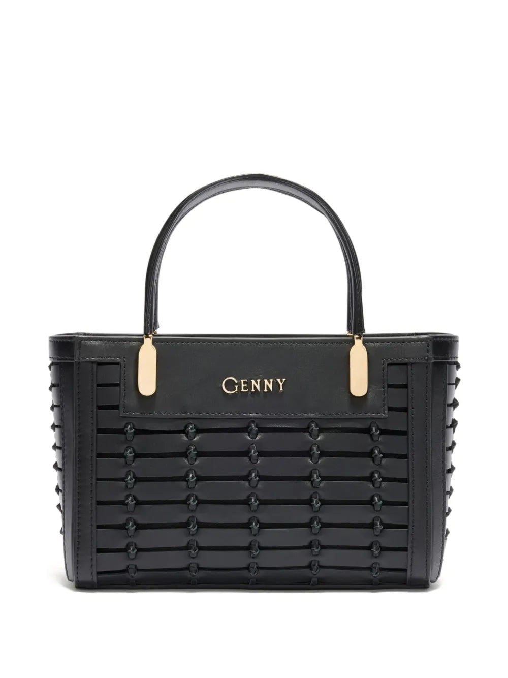 Gennylogo-lettering tote bag