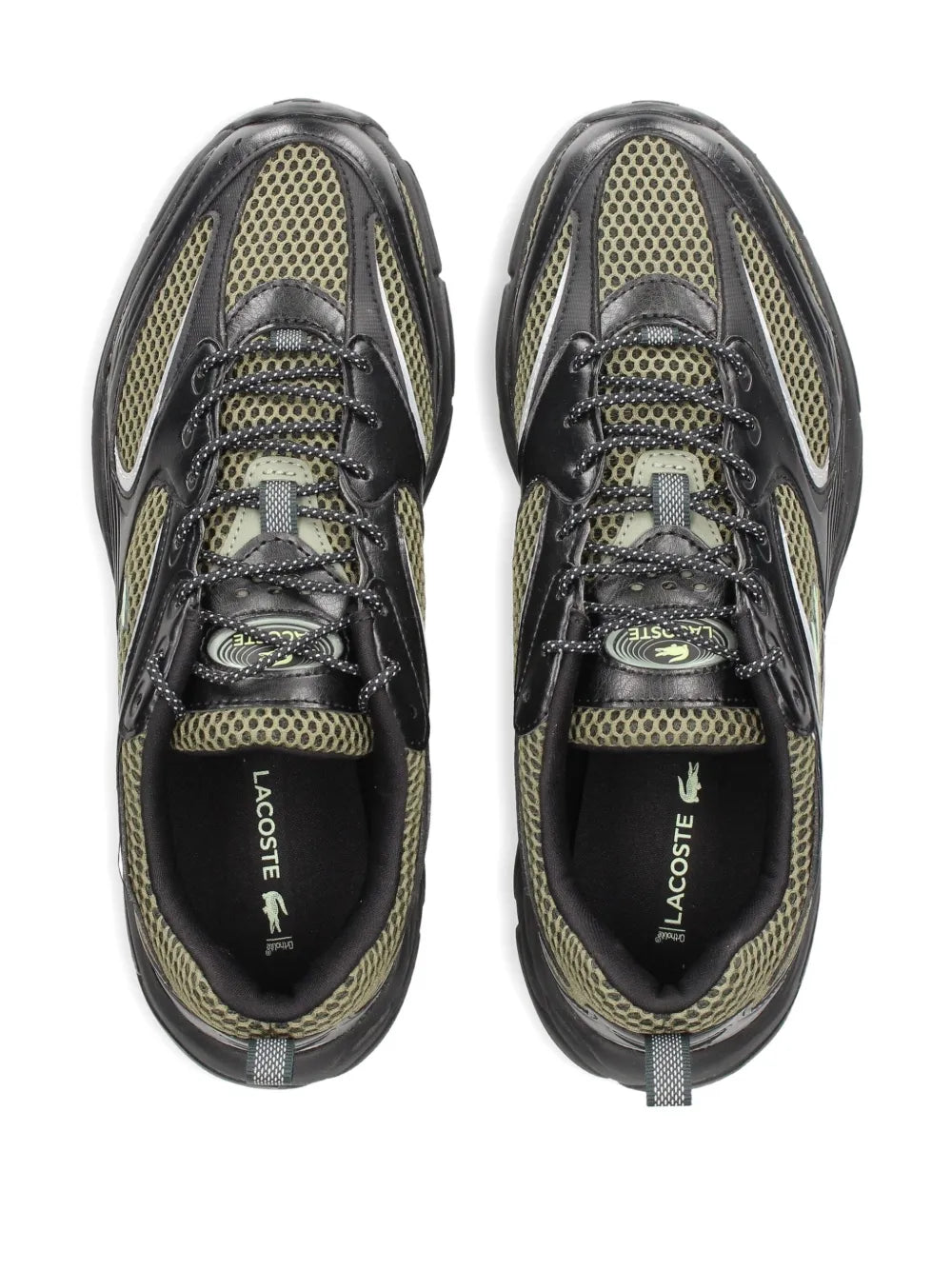 Lacoste Mesh-Panelled Sneakers