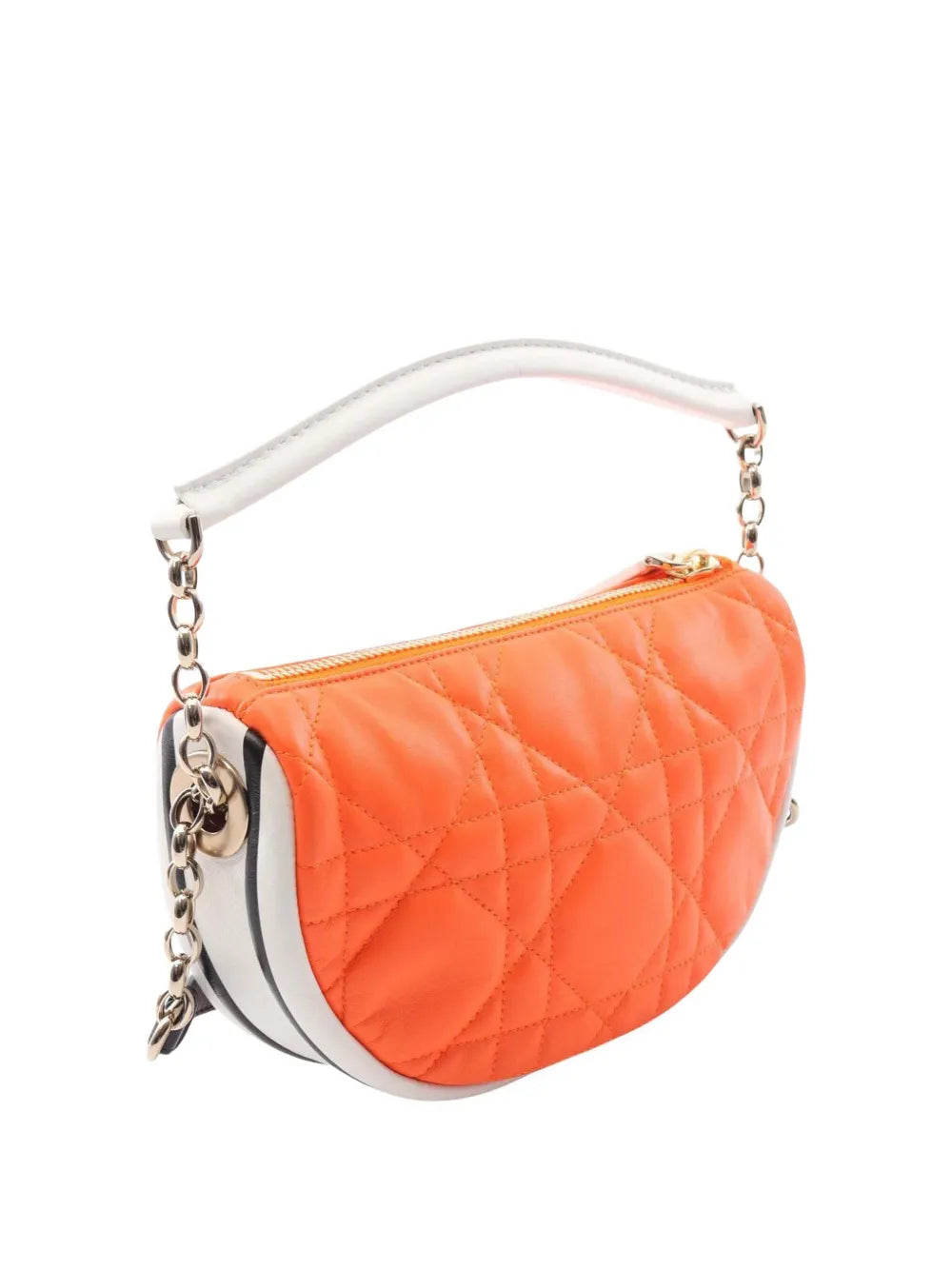 Pre-OwnedChristian Dior Pre-Owned2000-2025 Small Lambskin Cannage Dior Vibe Hobo satchel