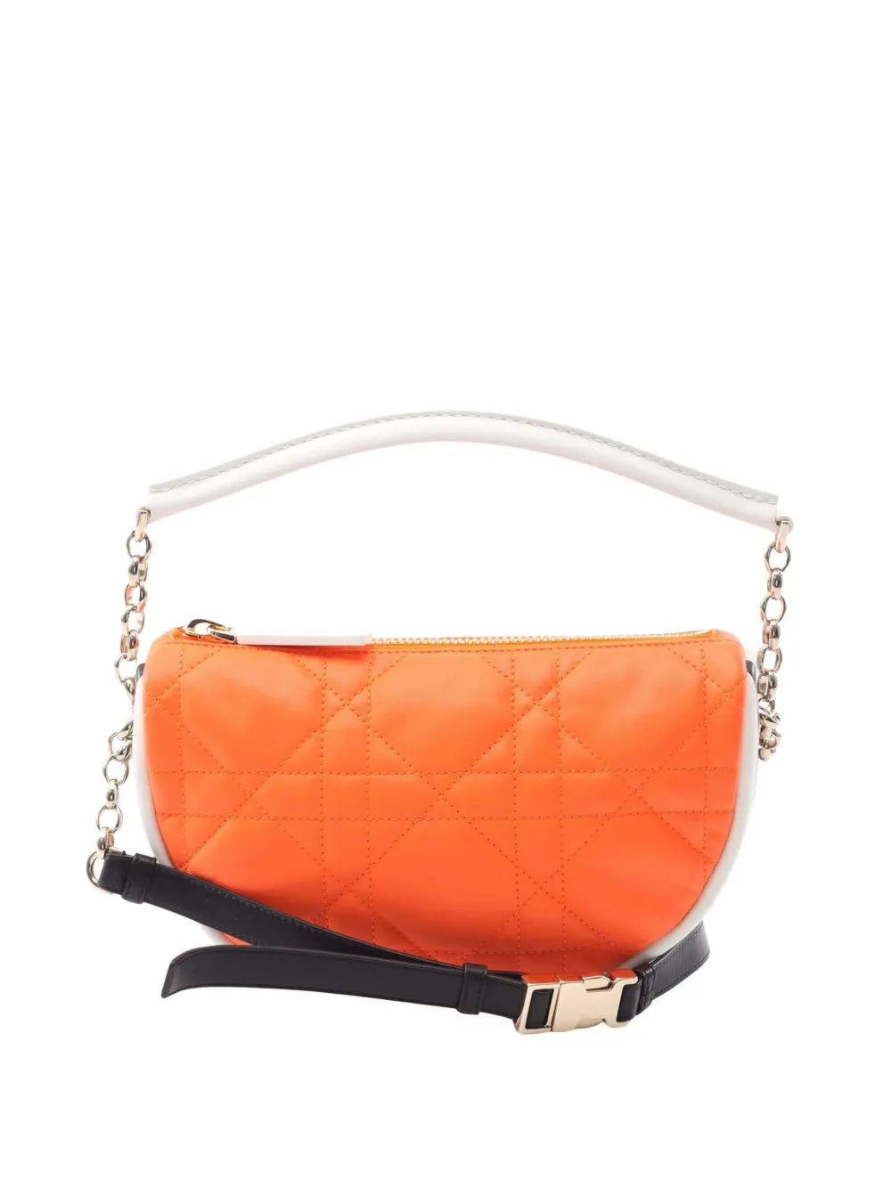 Pre-OwnedChristian Dior Pre-Owned2000-2025 Small Lambskin Cannage Dior Vibe Hobo satchel