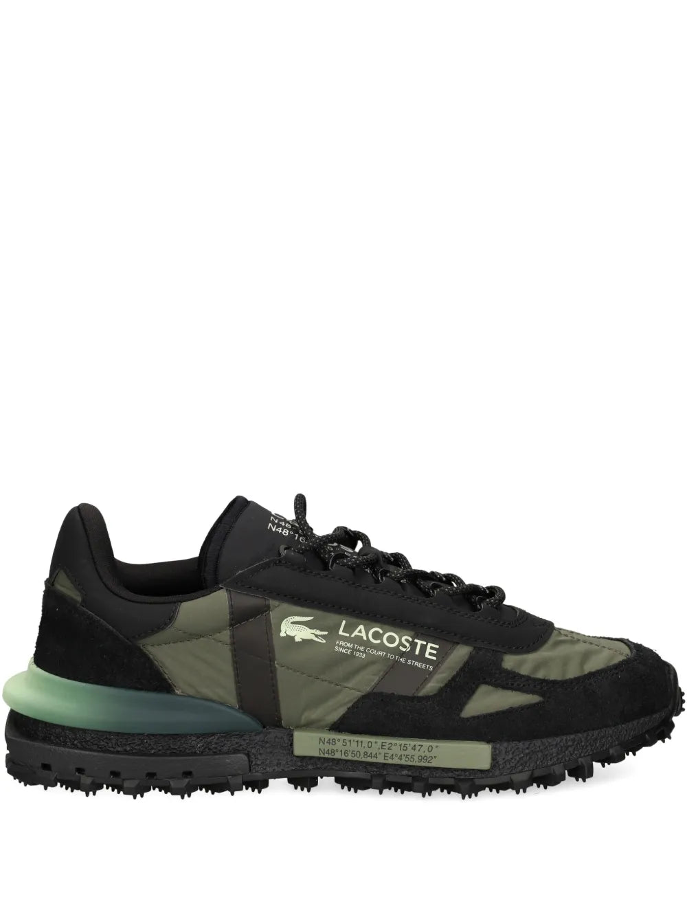 Lacoste Panelled Lug-Sole Sneakers