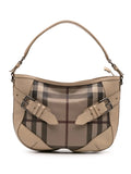 Pre-OwnedBurberry Pre-Owned2010-2025 Smoke Check Coated Canvas and Leather satchel