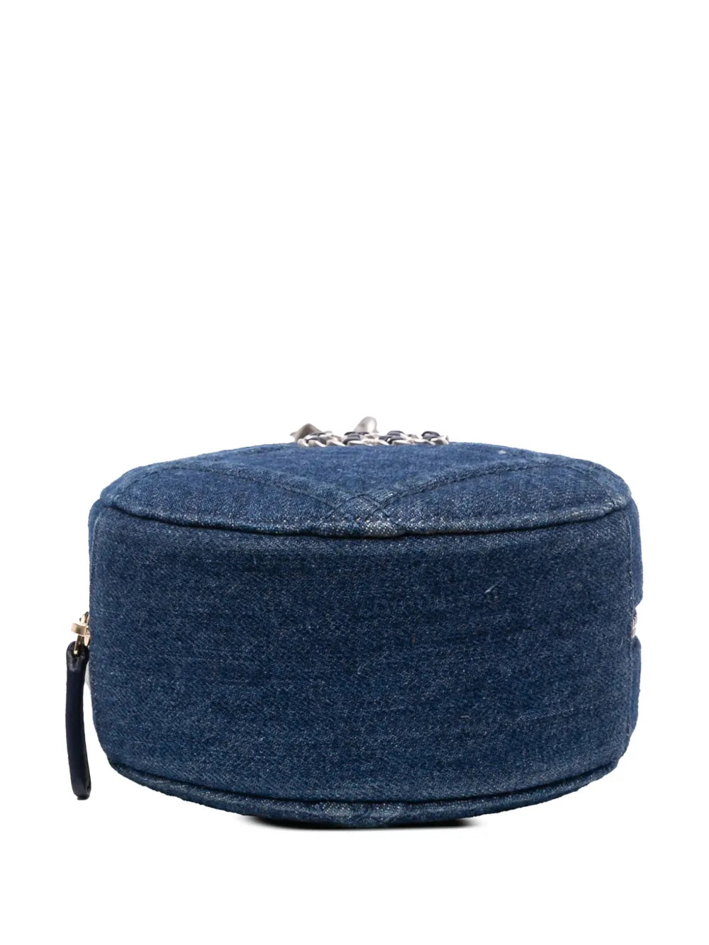 Pre-OwnedCHANEL Pre-Owned2021 Denim 19 Round Clutch with Chain satchel