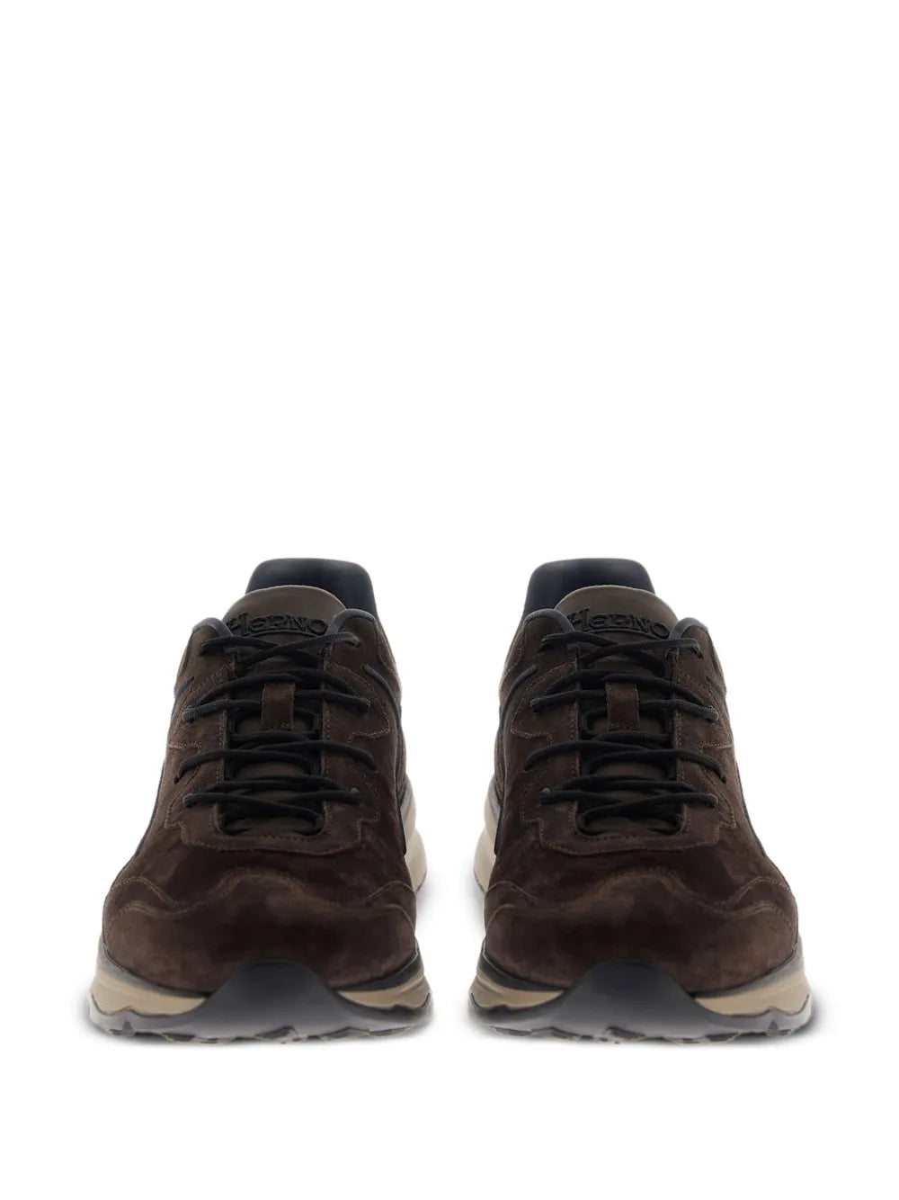 Herno Panelled Suede Sneakers