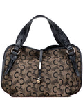 Pre-OwnedCeline Pre-Owned2007 C Carriage Canvas Bittersweet hobo bag