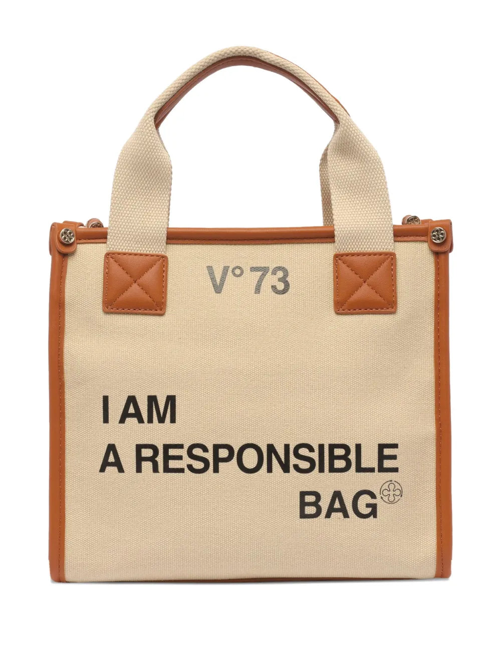 V?3logo-detail top-handle tote bag