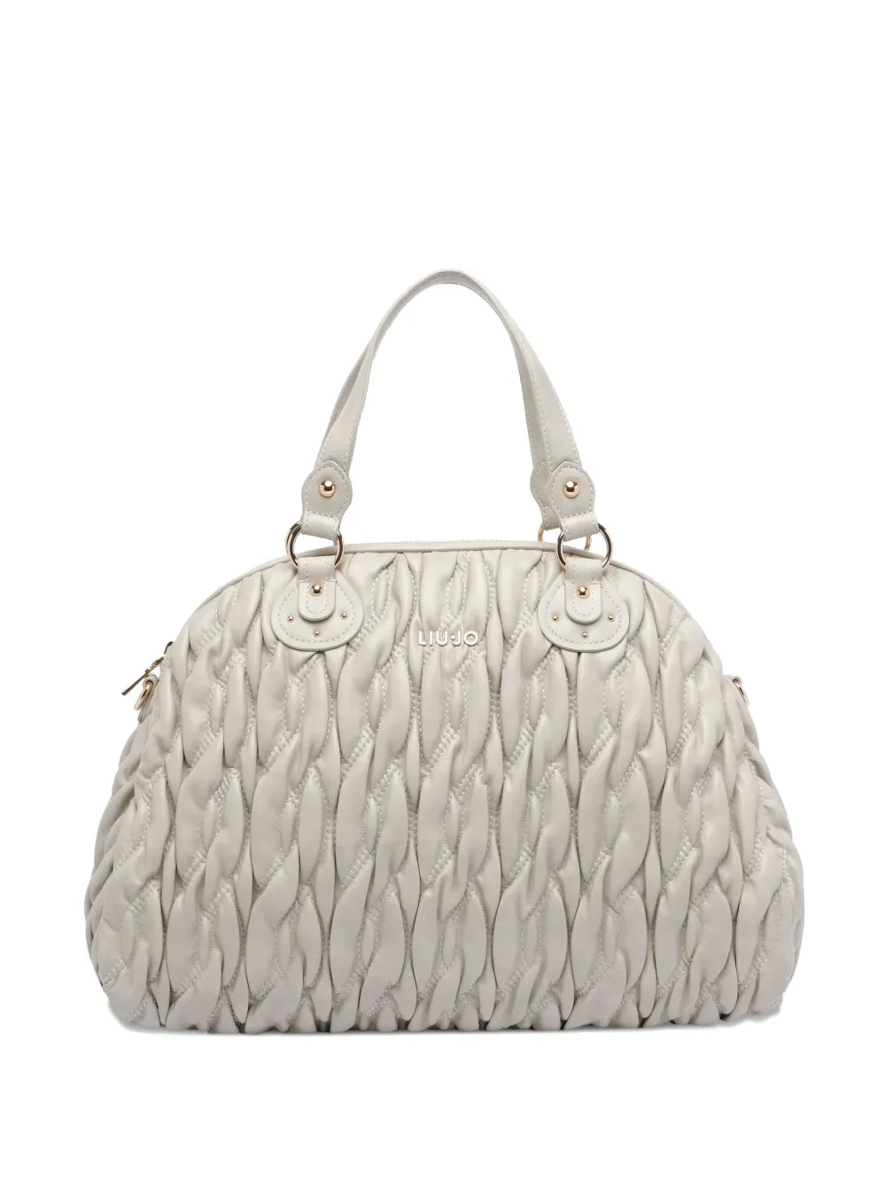 LIU JOquilted-texture tote bag