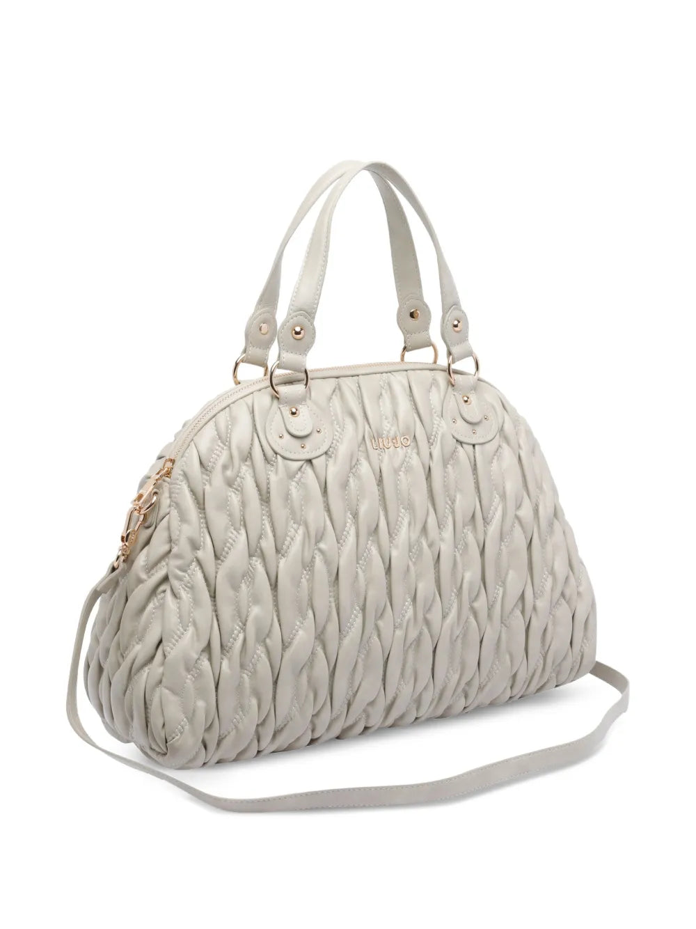 LIU JOquilted-texture tote bag
