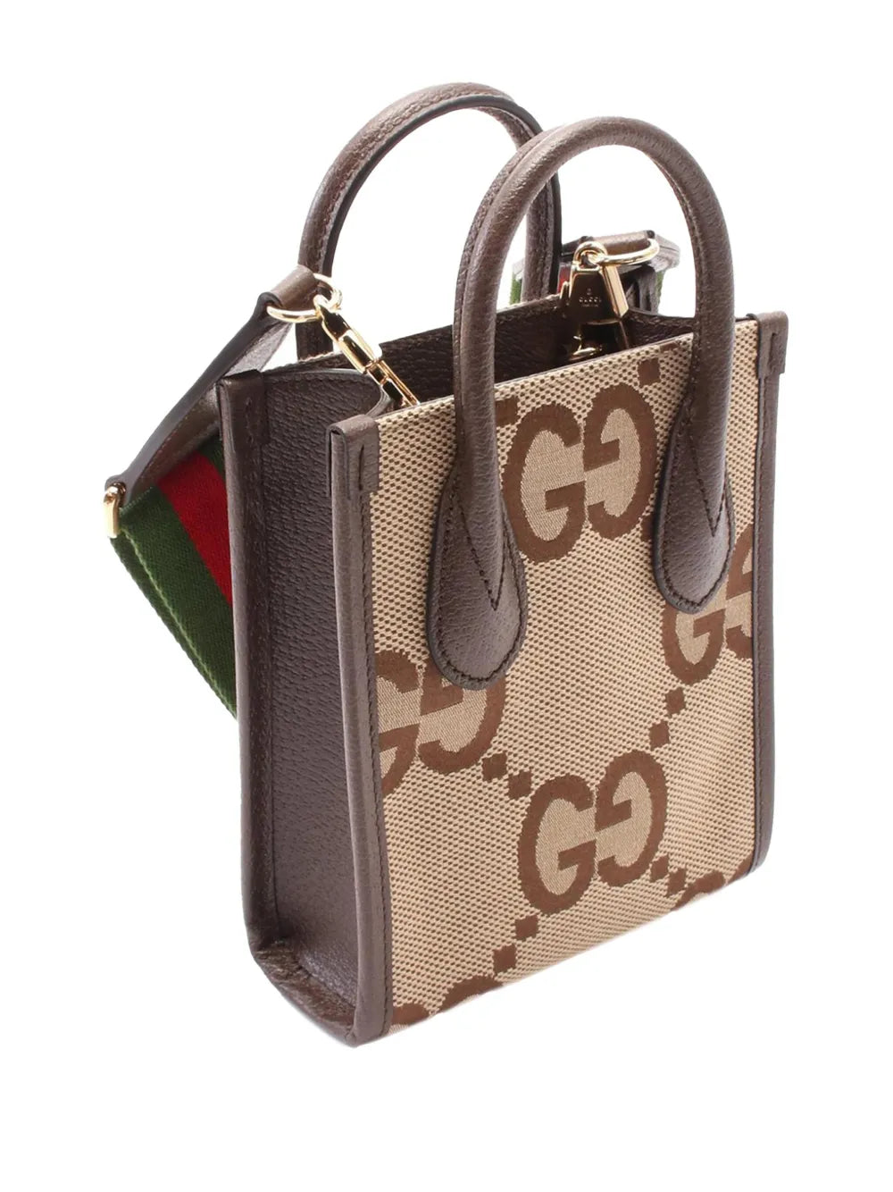 Pre-OwnedGucci Pre-Owned2000-2015 Mini Jumbo GG Canvas Web satchel