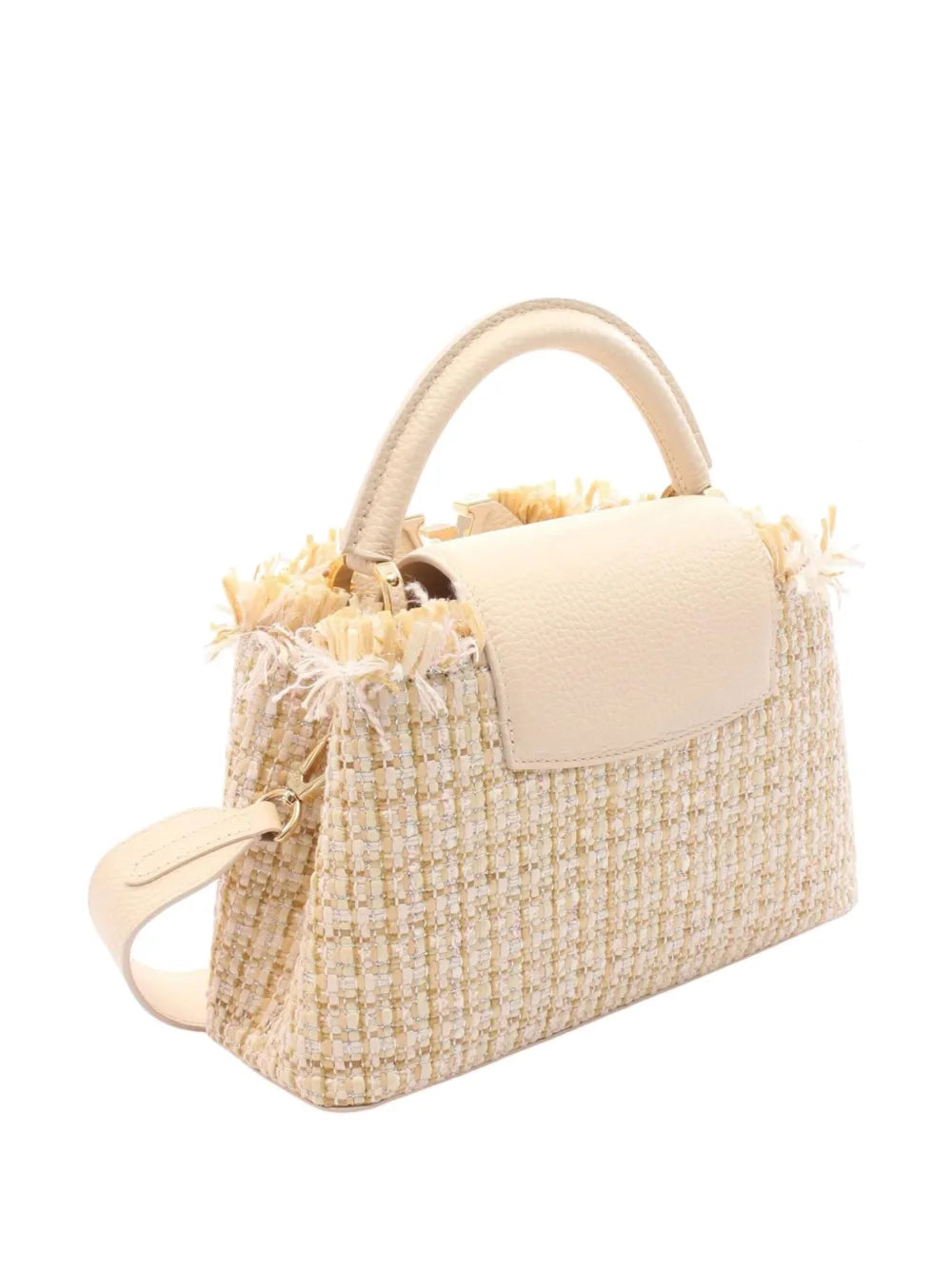 Pre-OwnedLouis Vuitton Pre-Owned2021-2025 Tweed Capucines BB satchel