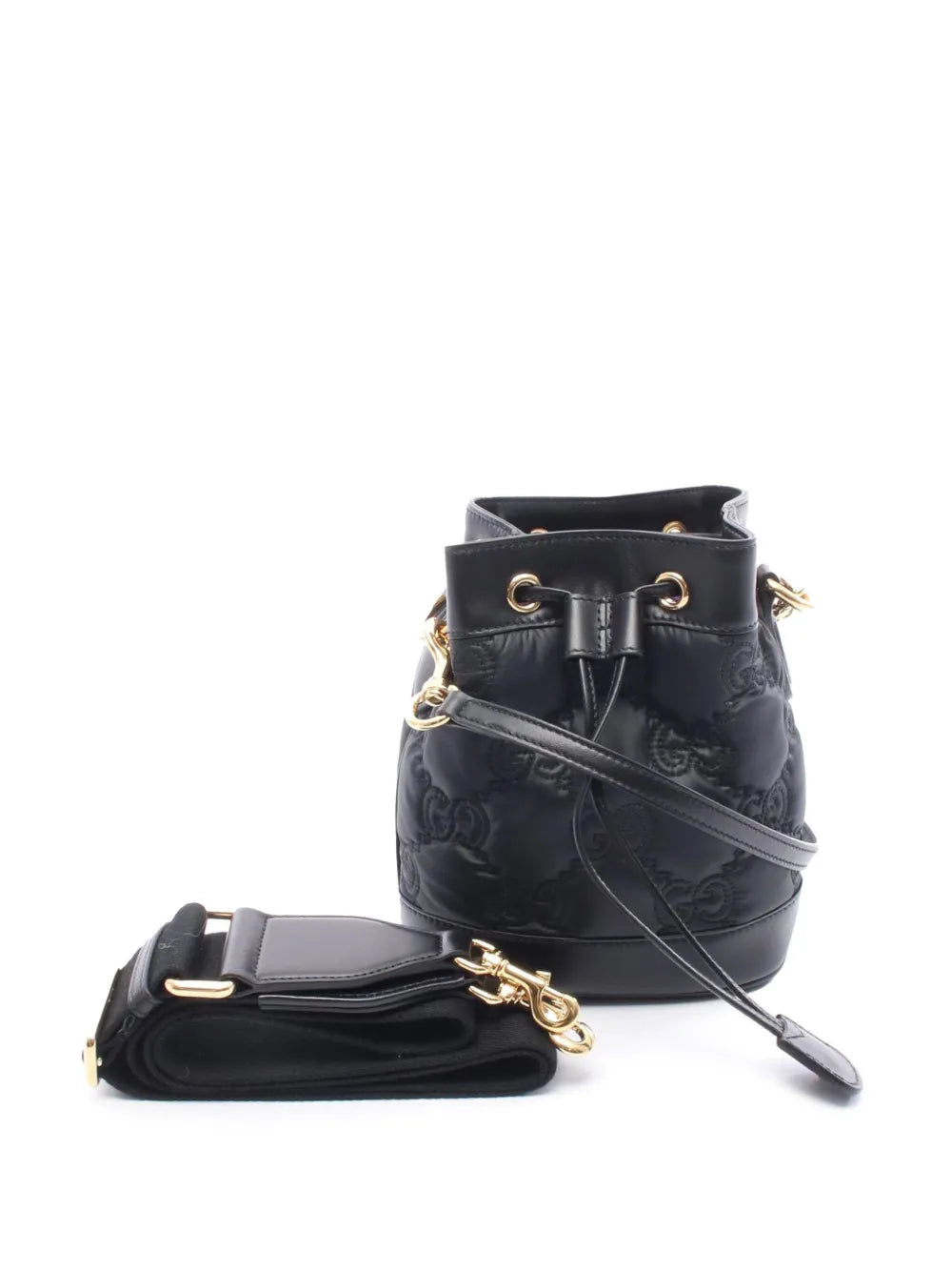 Pre-OwnedGucci Pre-Owned2016-2025 GG Matelasse Leather bucket bag