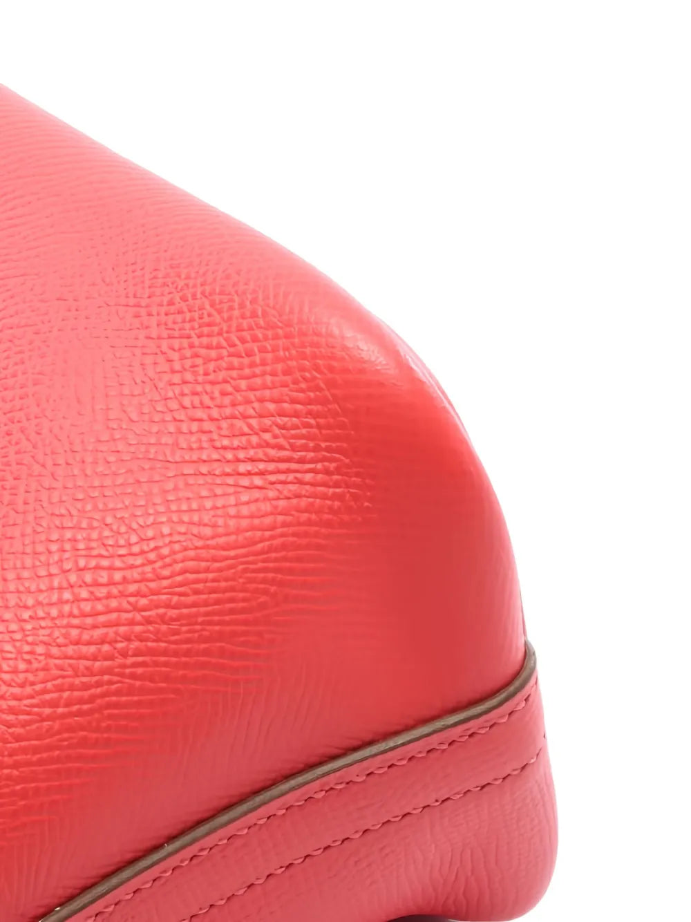 Pre-OwnedHermre-OwnedBolide 27 rose jaipur Handbag Veau epsom Pink red silver hardware 2WAY Q stamp
