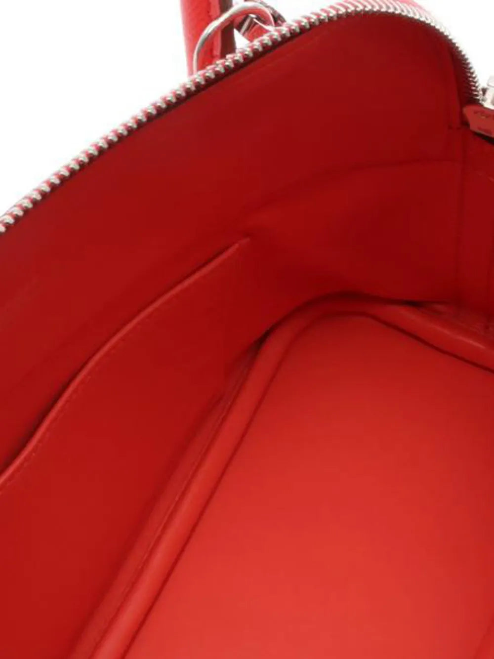 Pre-OwnedHermre-OwnedBolide 27 rose jaipur Handbag Veau epsom Pink red silver hardware 2WAY Q stamp