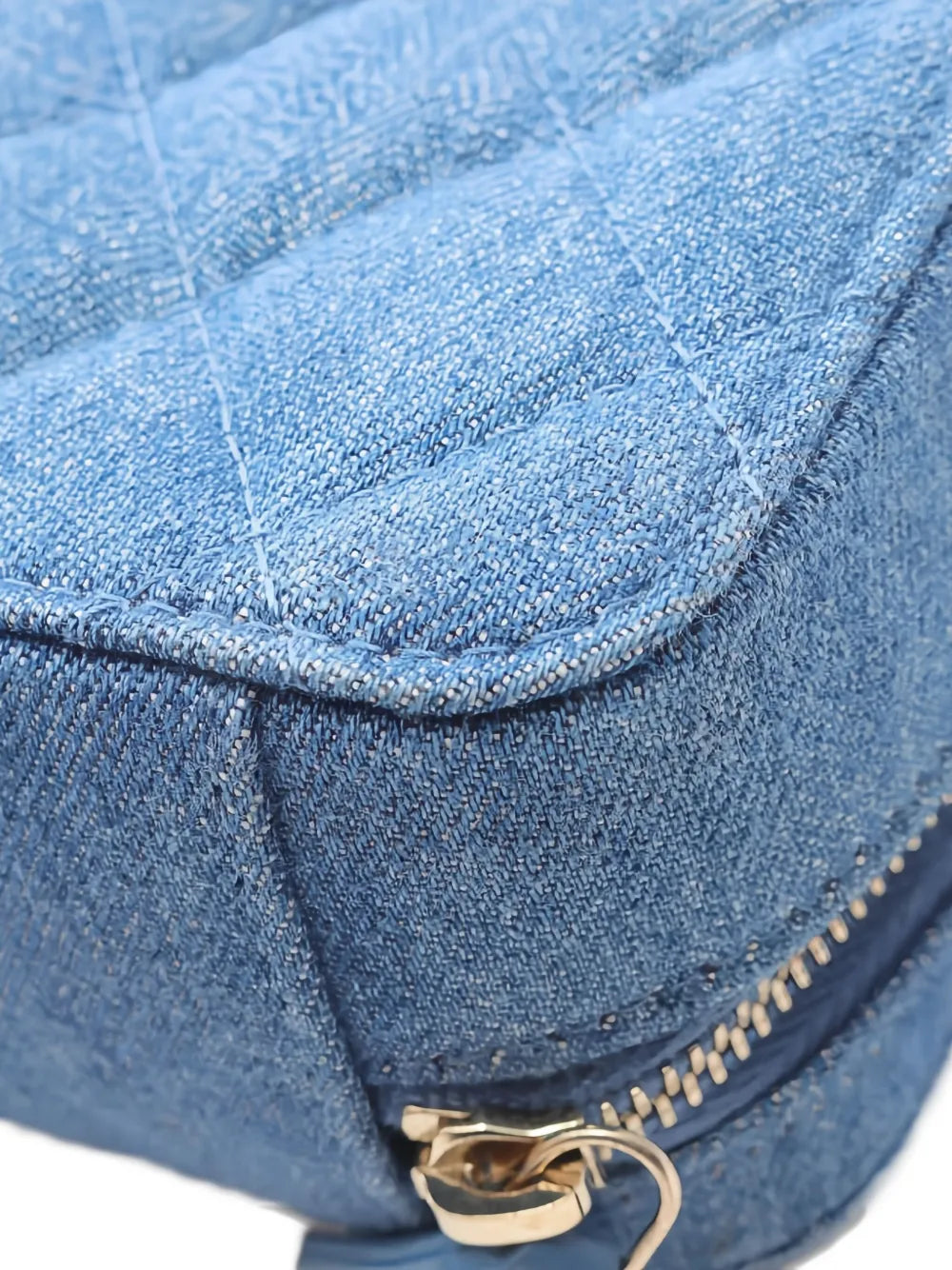 Pre-OwnedCHANEL Pre-Owned2021-2022 quilted denim shoulder bag