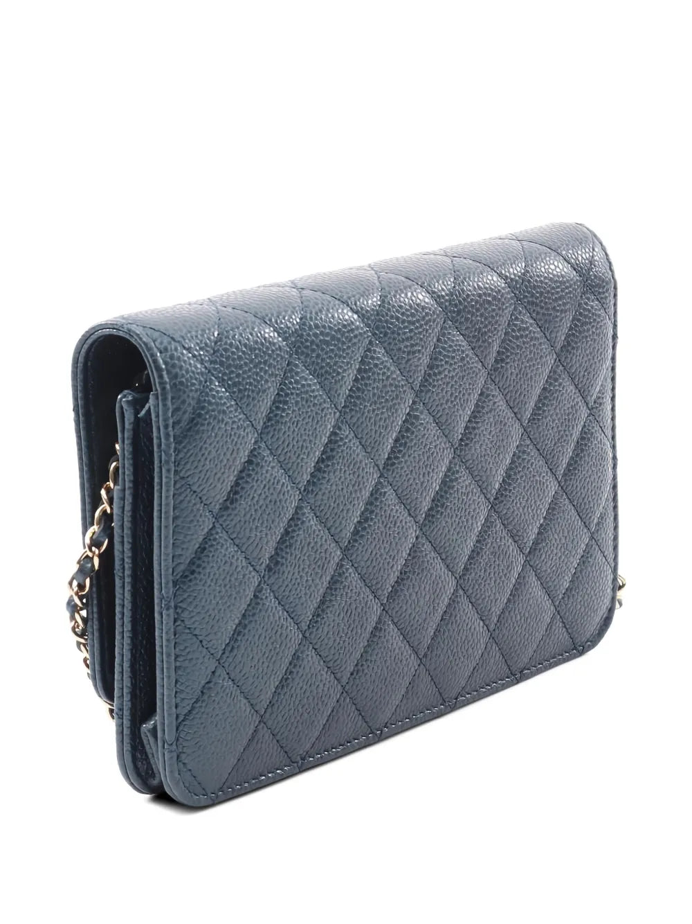 Pre-OwnedCHANEL Pre-Owneddiamond-quilted chain wallet