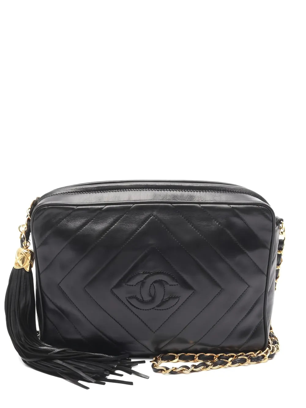 Pre-OwnedCHANEL Pre-Owned diamond-quilted chain shoulder bag