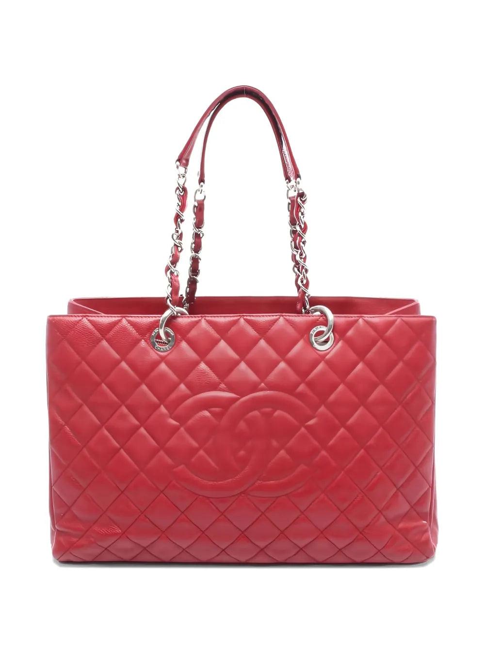 Pre-OwnedCHANEL Pre-OwnedInterlocking CC quilted tote bag