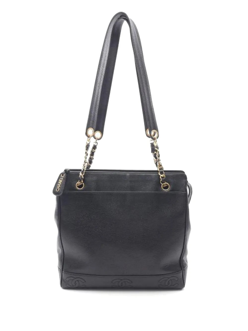 Pre-OwnedCHANEL Pre-Ownedcaviar-leather chain shoulder bag