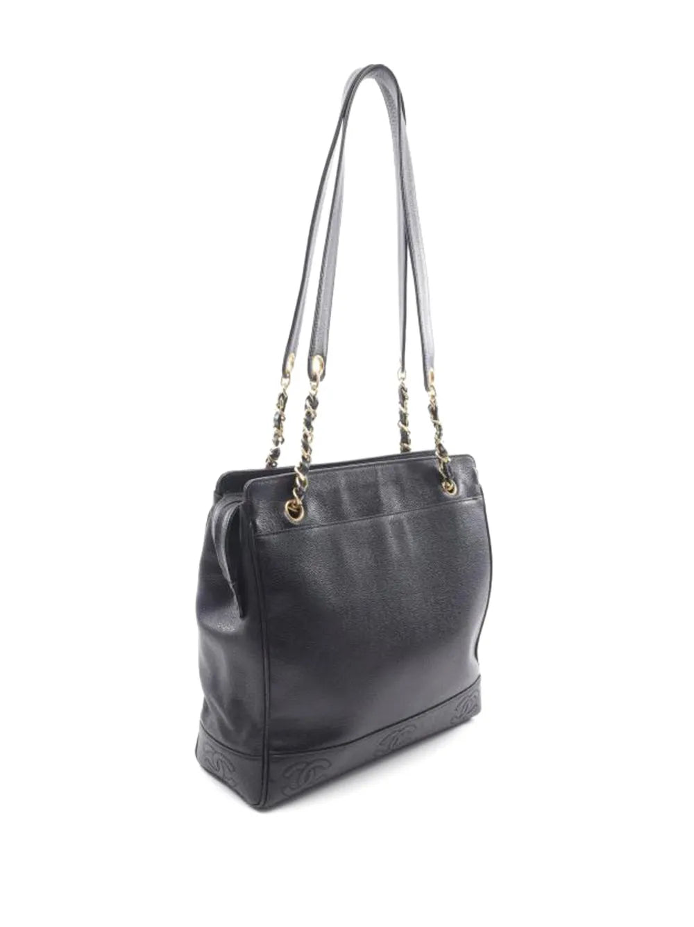 Pre-OwnedCHANEL Pre-Ownedcaviar-leather chain shoulder bag