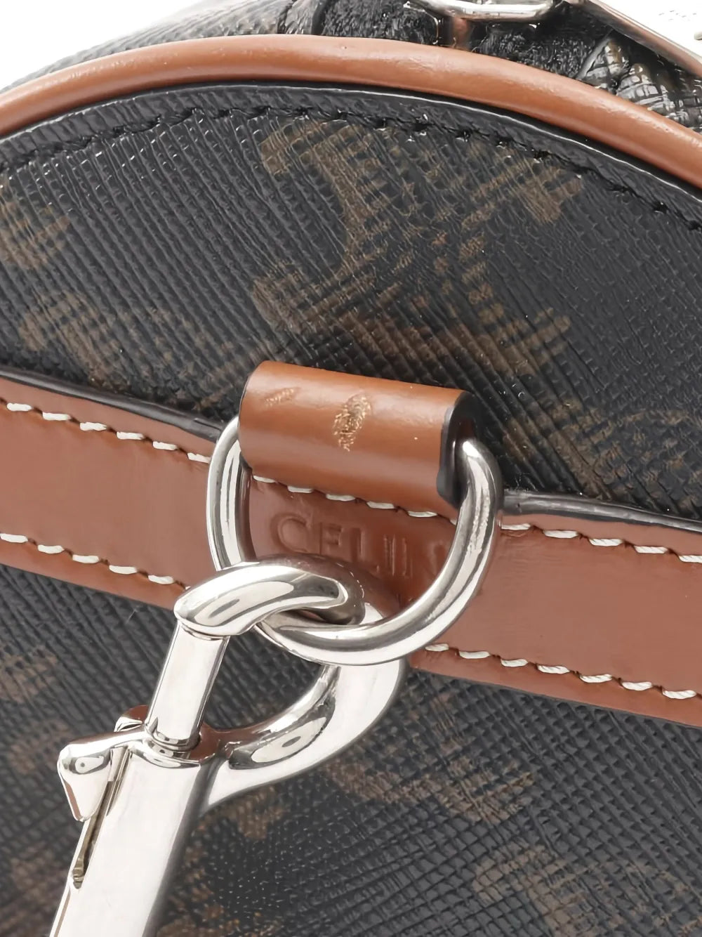 Pre-OwnedCeline Pre-Owned2010s Triomphe monogram cylindrical shoulder bag