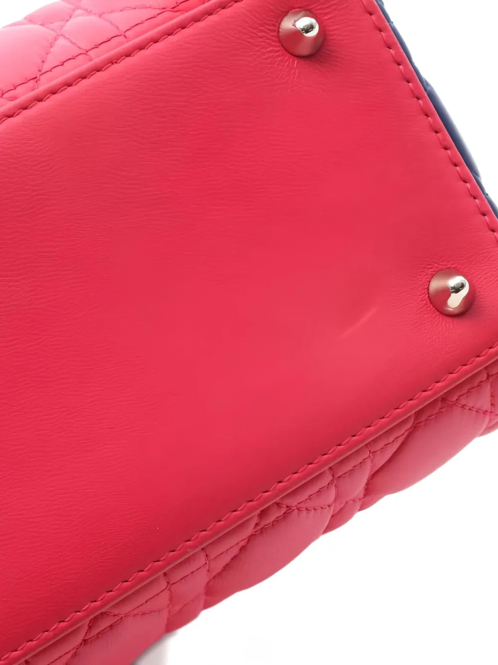 Pre-OwnedChristian Dior Pre-OwnedLady Dior colour-block two-way handbag