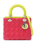 Pre-OwnedChristian Dior Pre-OwnedLady Dior colour-block two-way handbag