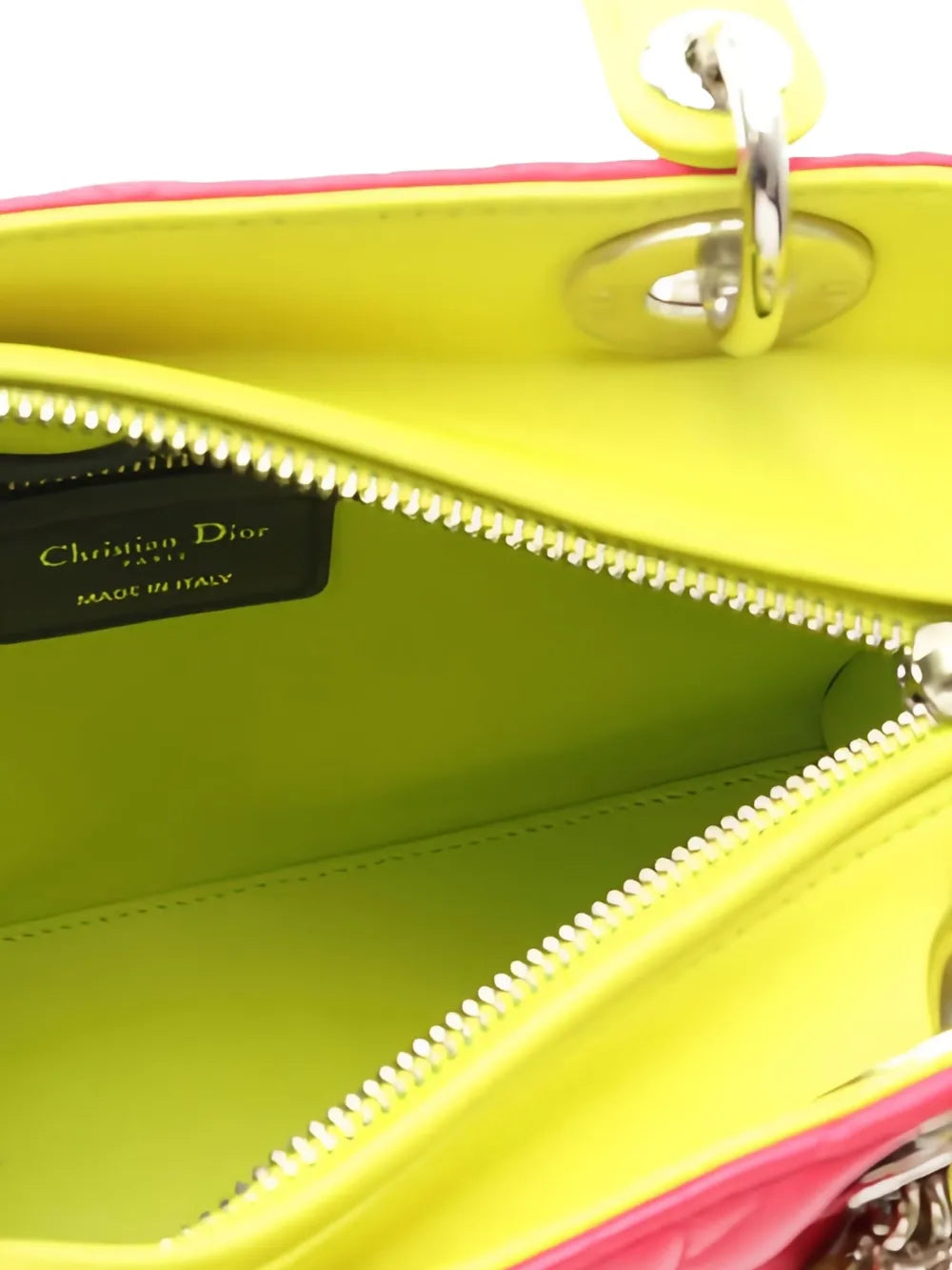 Pre-OwnedChristian Dior Pre-OwnedLady Dior colour-block two-way handbag