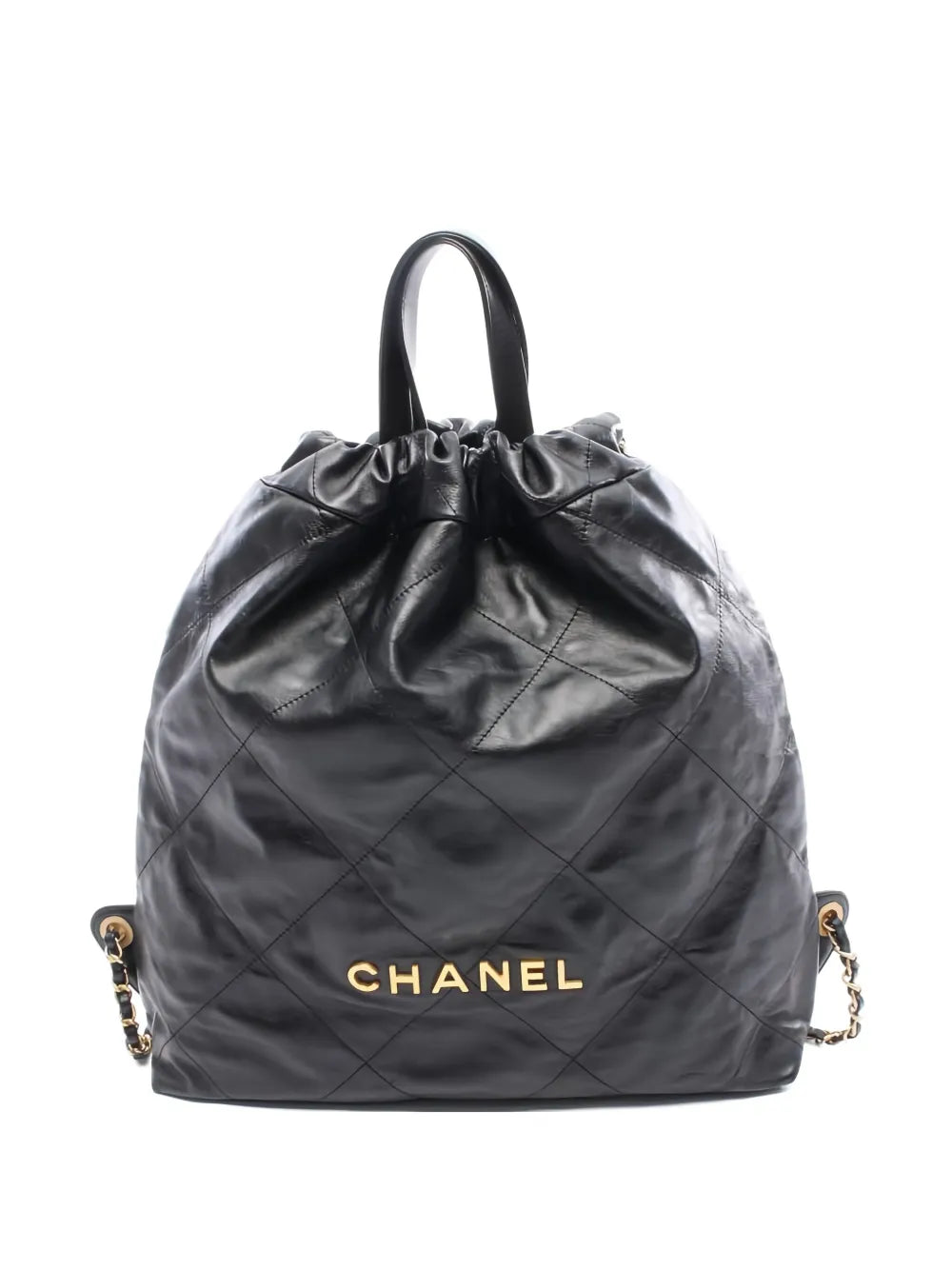 Pre-OwnedCHANEL Pre-Owneddiamond-quilted chain-strap backpack